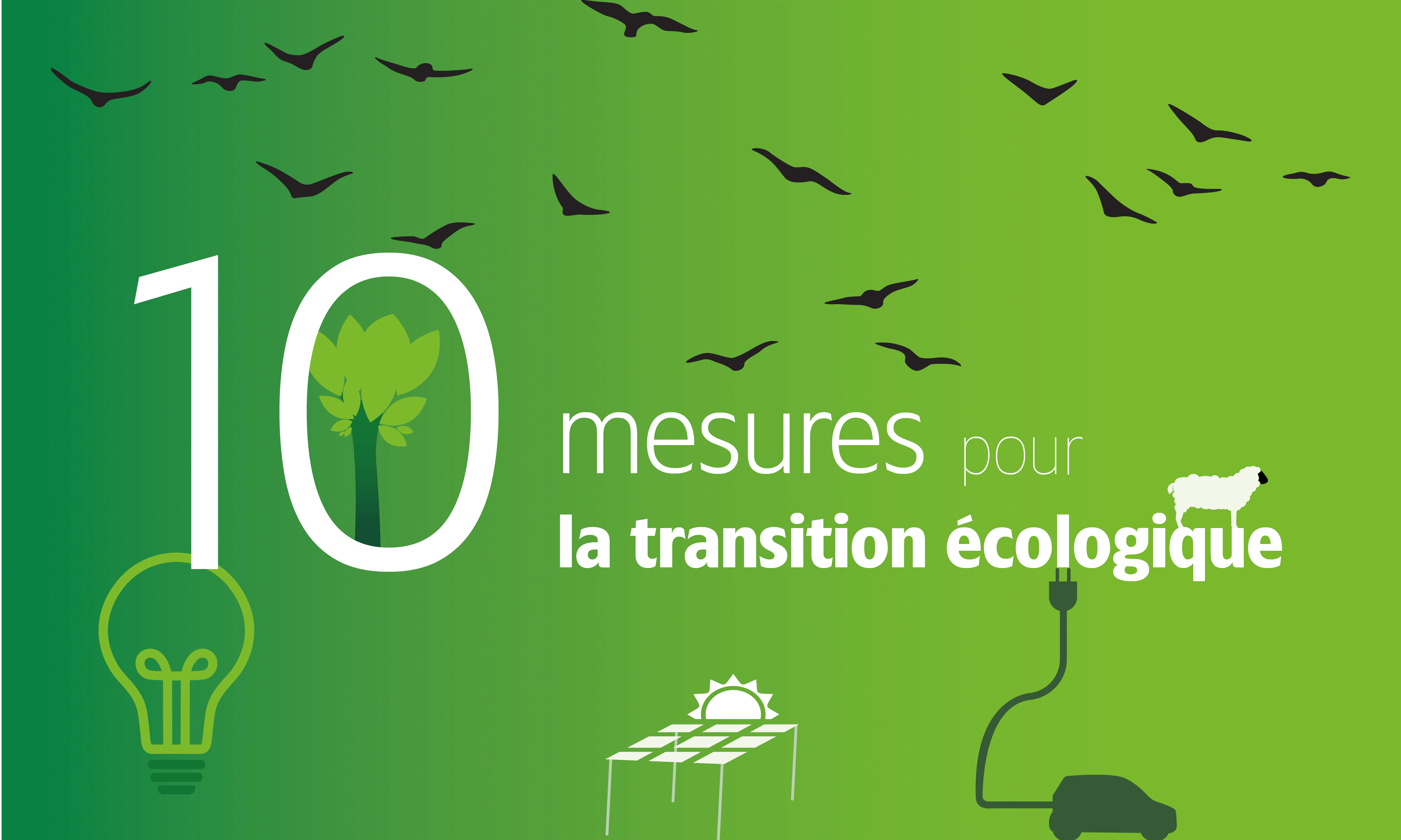 10 mesures pour la transition écologique